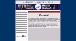 Desktop Screenshot of nationallancers.org